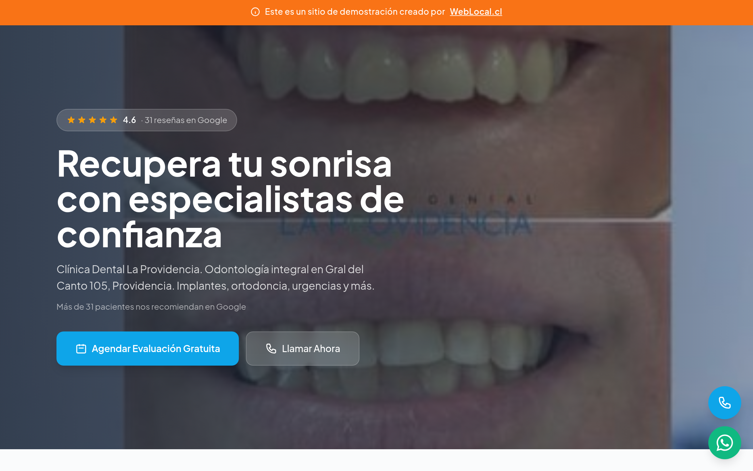 Clínica Dental La Providencia demo